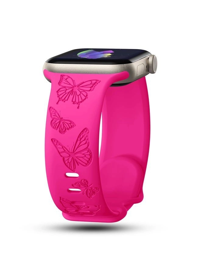 IKANFI Butterfly Engraved Bands 41mm