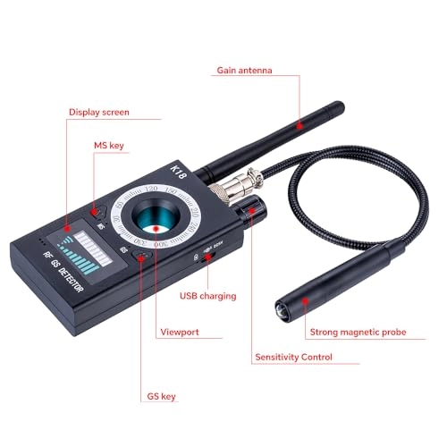 K18 - 1MHz-8GHz RF Wireless Signal Detector