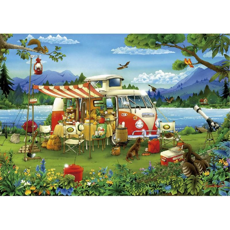 Camping Holiday Puzzle (1000) - 1000 pcs