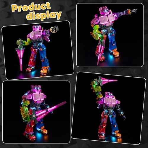 LED Lighting Set for LEGO 77078 Mecha Team Leader