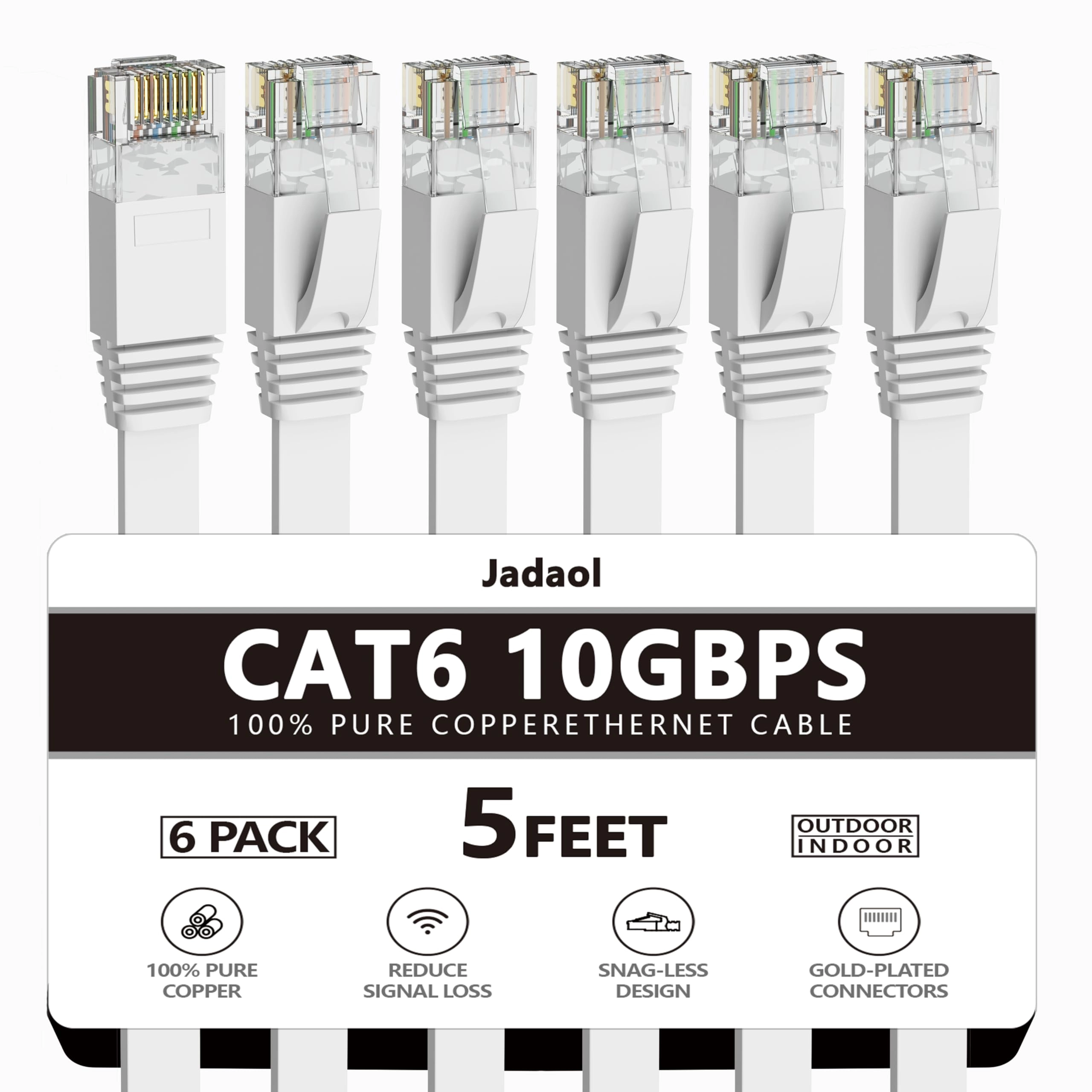 Jadaol Technology Cat6 - 5ft Pack