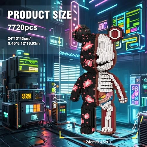 Animal Dissection Skeleton Bear - 7220 pcs