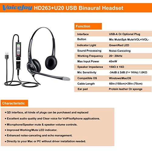 HD263 Wired Headset