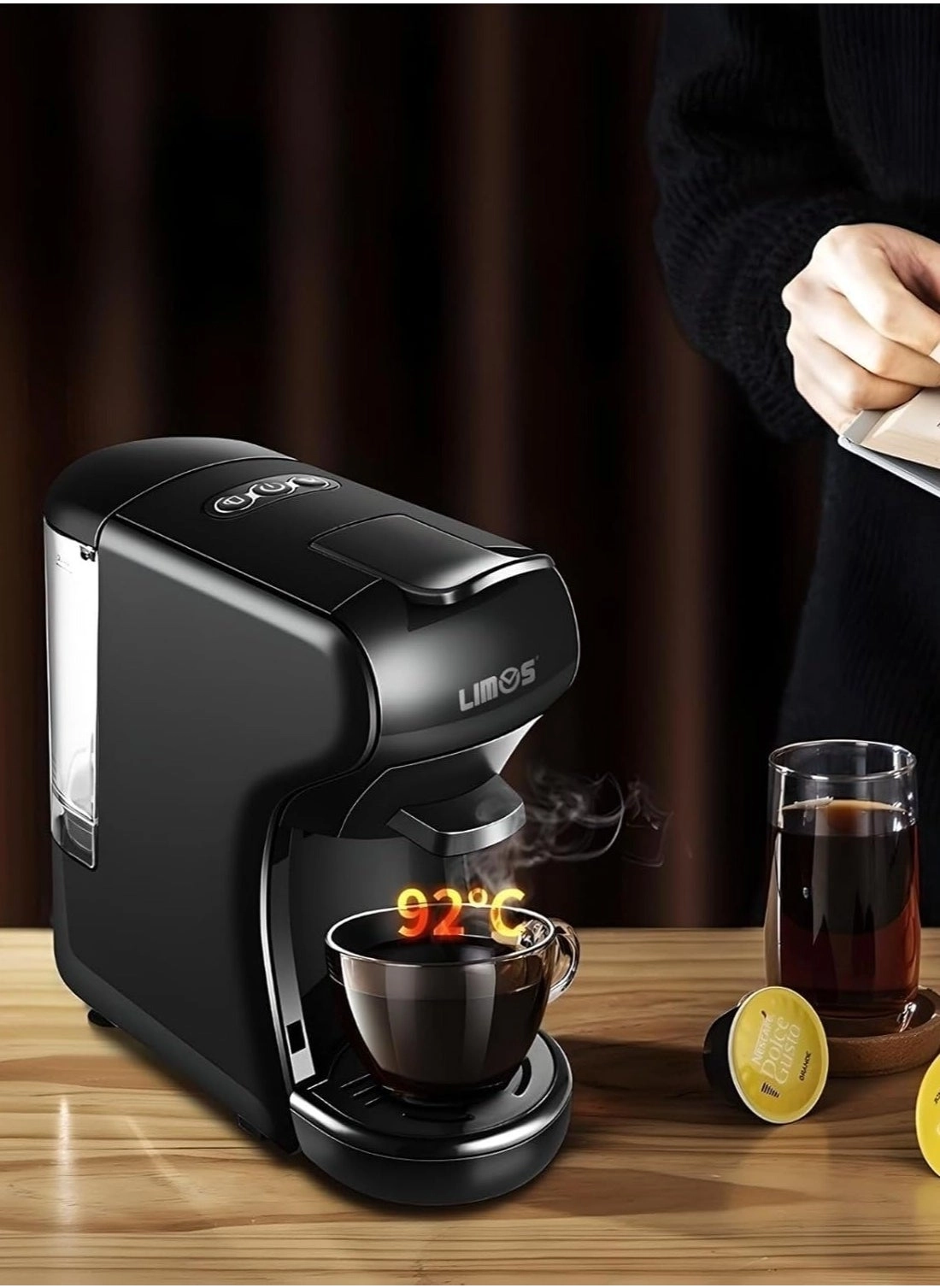 3-in-1 Capsule Coffee Machine 1450W 19 Bar 0.6L