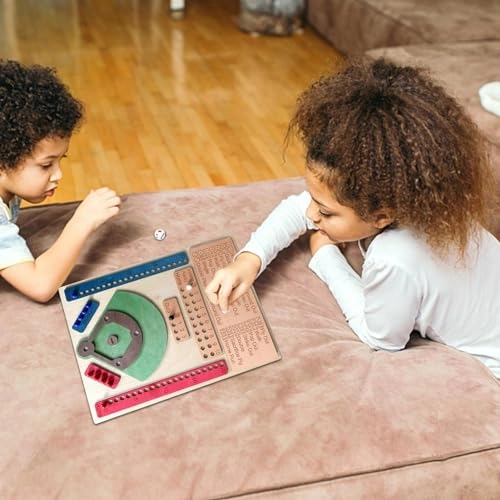 Baseball Dice Game - Wooden Chessboard+beads