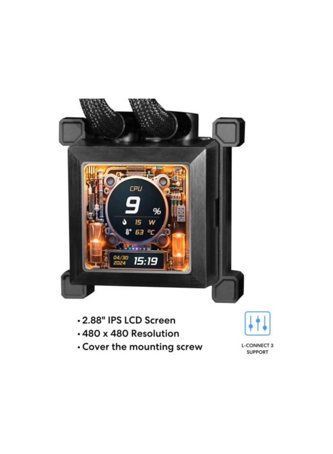 HydroShift LCD 360S - 360mm Radiator 2.88" IPS Display