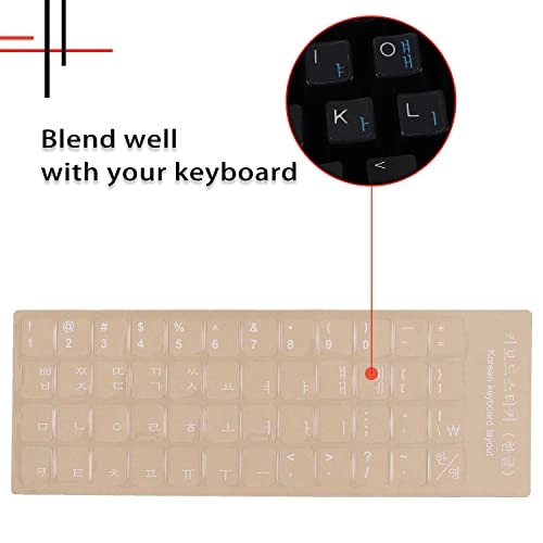 Universal Korean Keyboard Stickers - Wireless