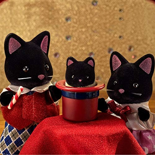 Midnight Cat Family - 4 Figures Plastic Ages 3+