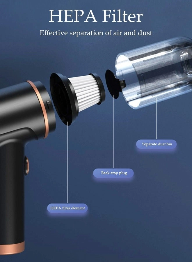 2 in 1 Car Vacuum Cleaner