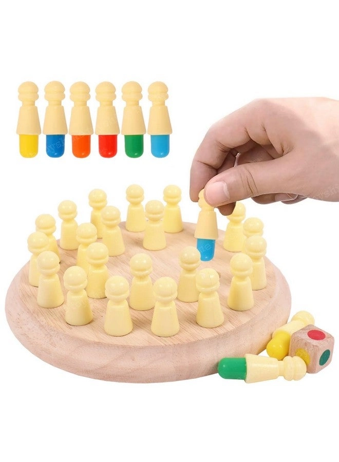 Toyshine Memory Matching Brain Teasers - Wooden Plastic Coins 3+ Age