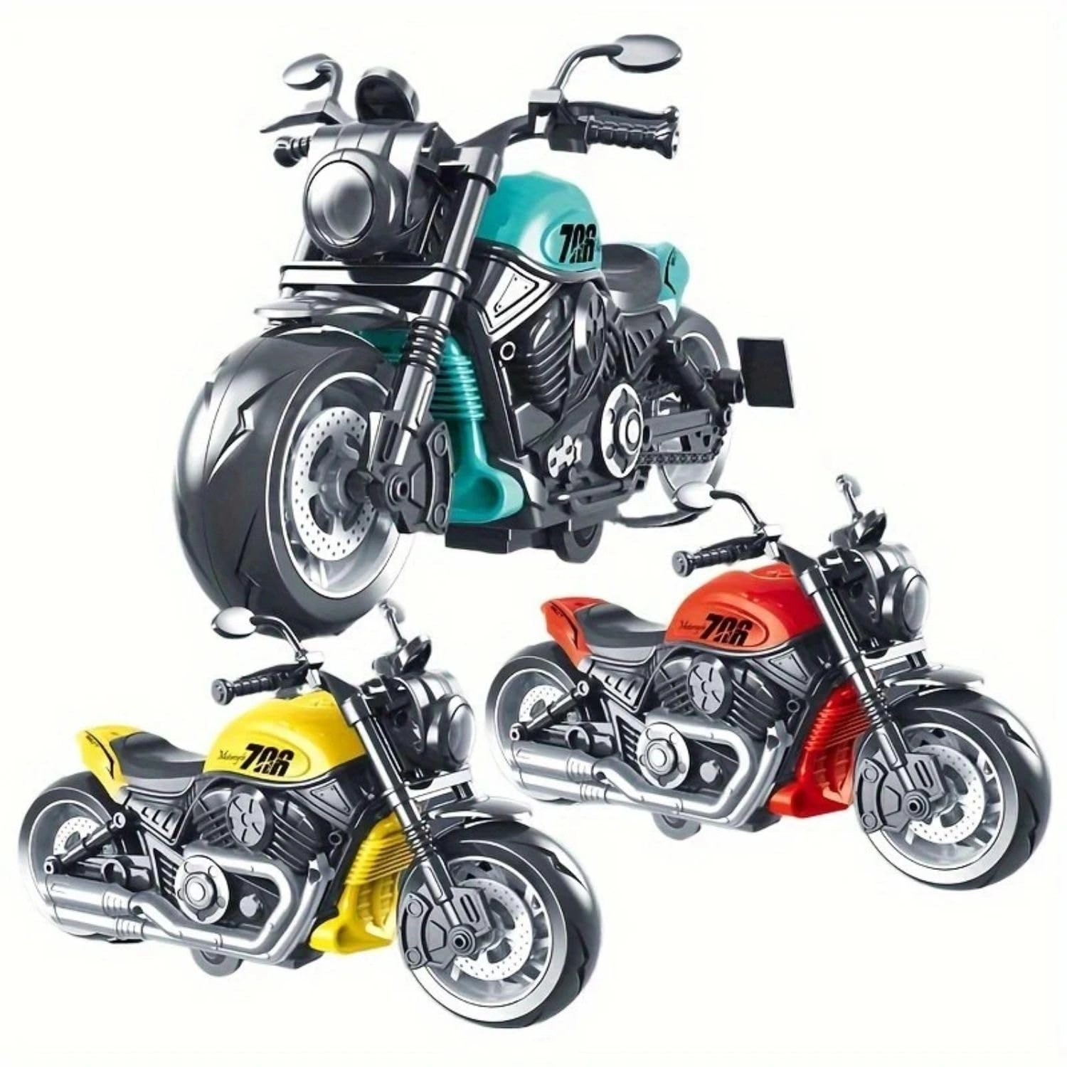 Mini Racing Friction Bike - 1 Count