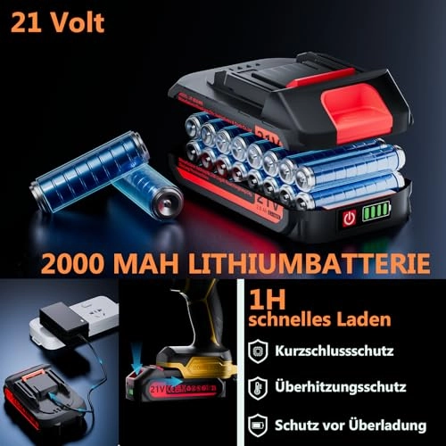 Hammer Drill - 2000 Milliamp Hours