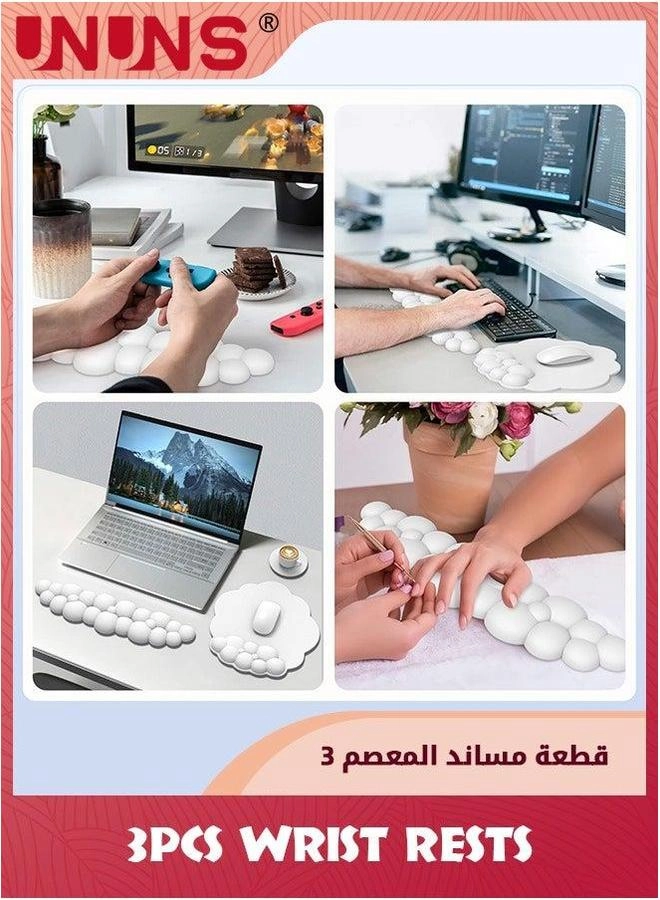 Cloud PU Leather Ergonomic Mouse Pad