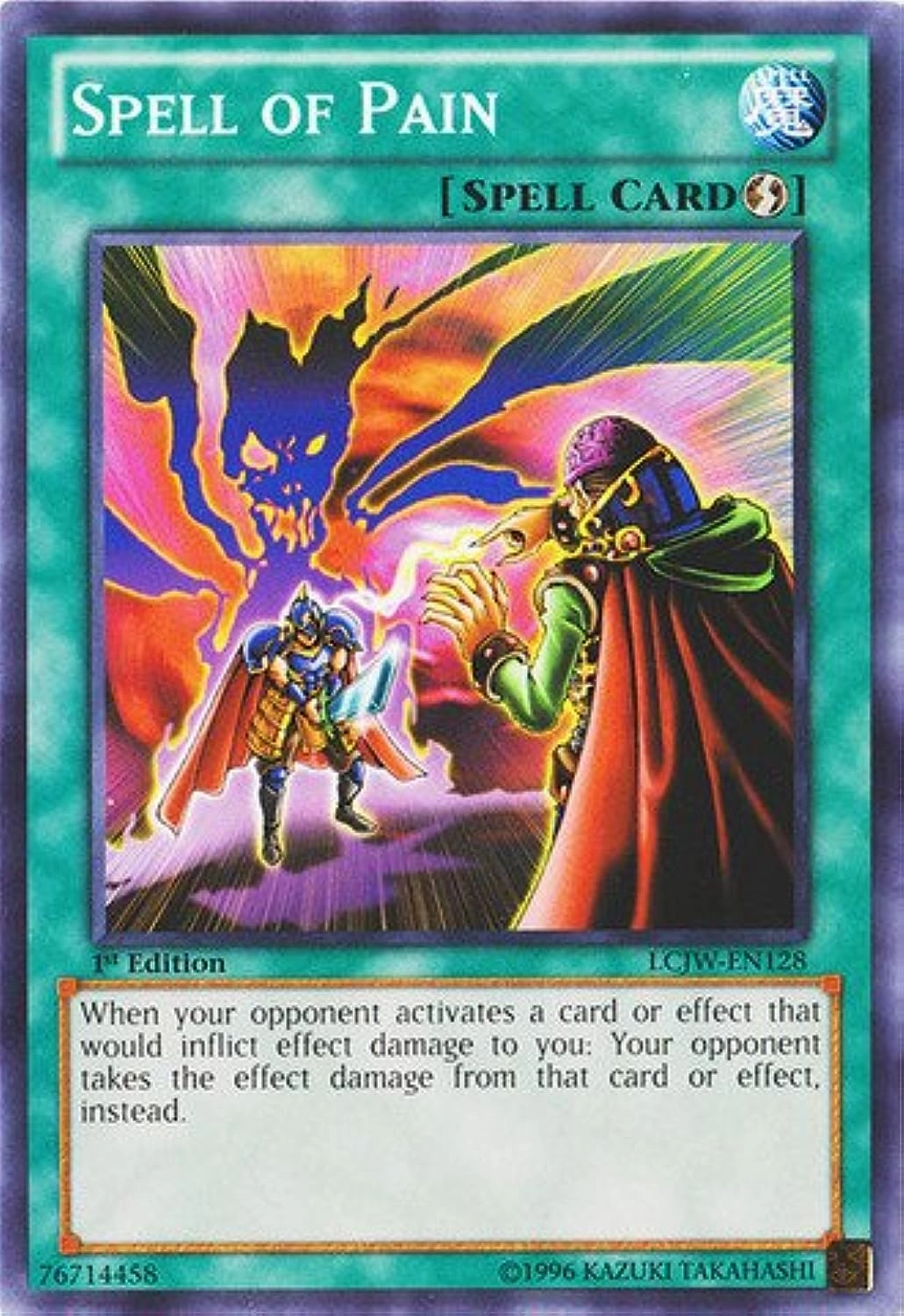 Yu-Gi-Oh! Spell of Pain LCJW-EN128 - Legendary Collection 4 1st Edition Common