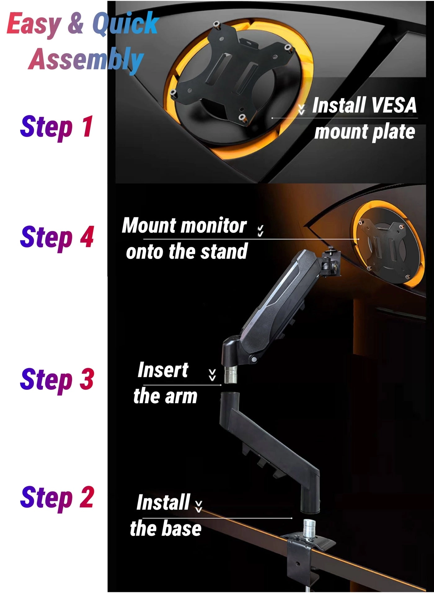 F160 - 17 to 32 inches 75x75mm 100x100mm