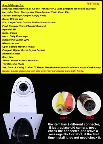 3rd Brake Light Reversing Camera - 1280*720 Pixels