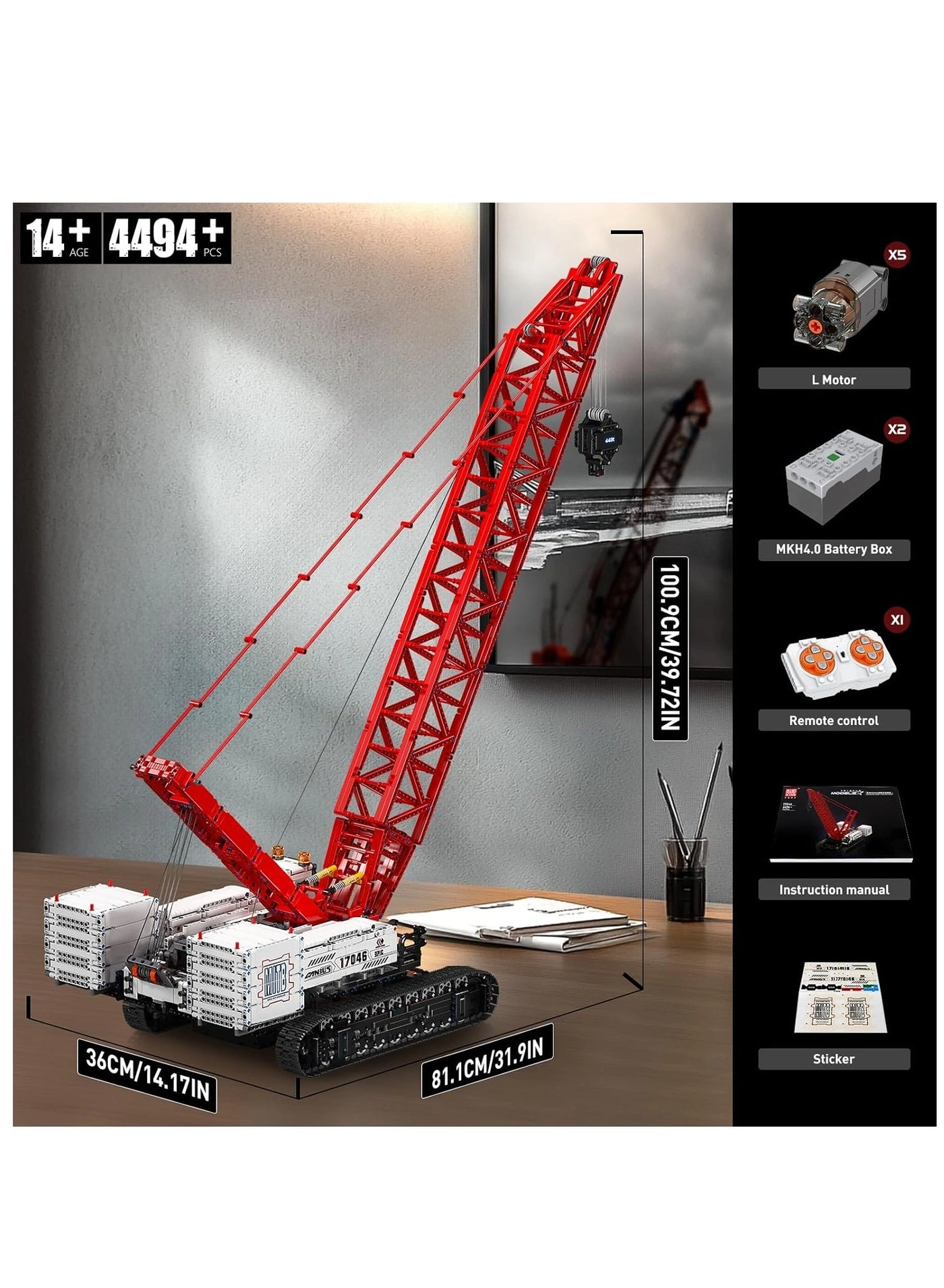17046 High-tech Crawler Crane - Construction