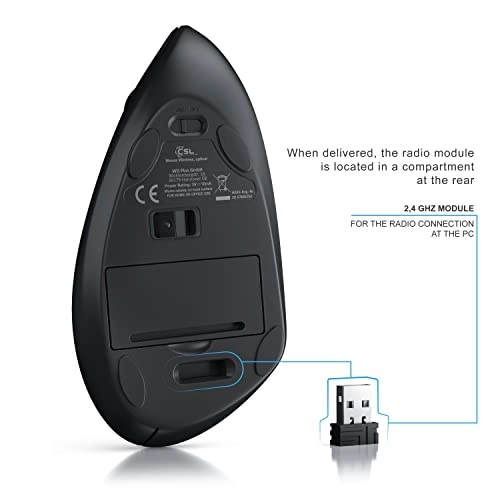 TM137U Vertical Ergonomic Mouse - USB
