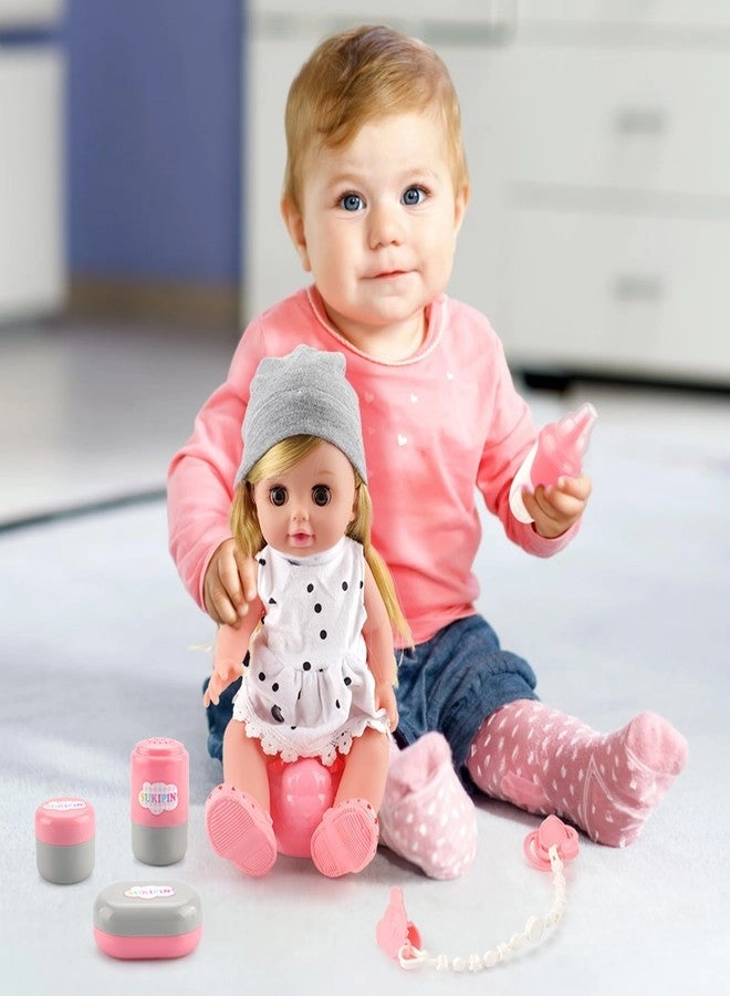 Baby Doll Bath Set - Bathtub Playset Toddlers