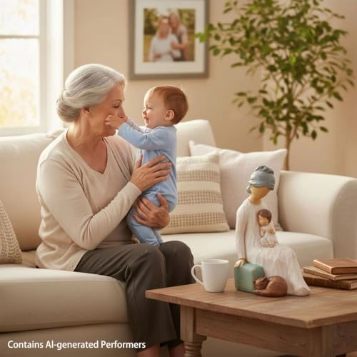 Grandma and Child Set - Resin