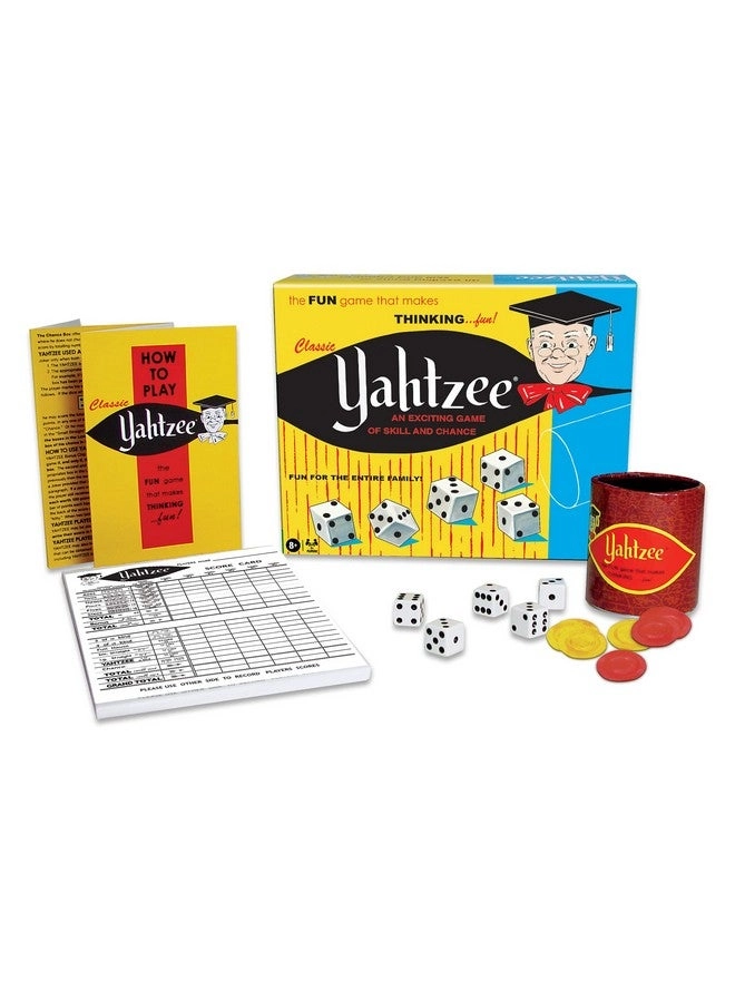 Winning Moves Yahtzee: Classic - Retro Artwork