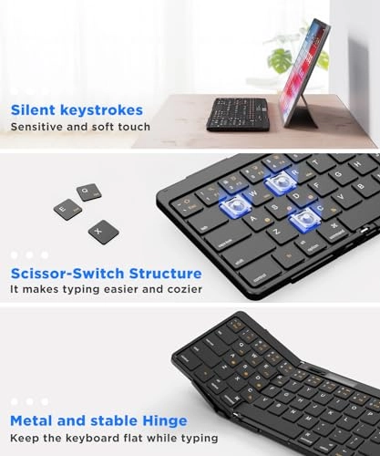 Foldable Bluetooth Keyboard - Wireless