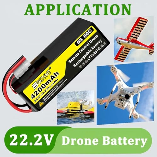 6S Drone Battery - 7200mAh 6800mAh 6500mAh