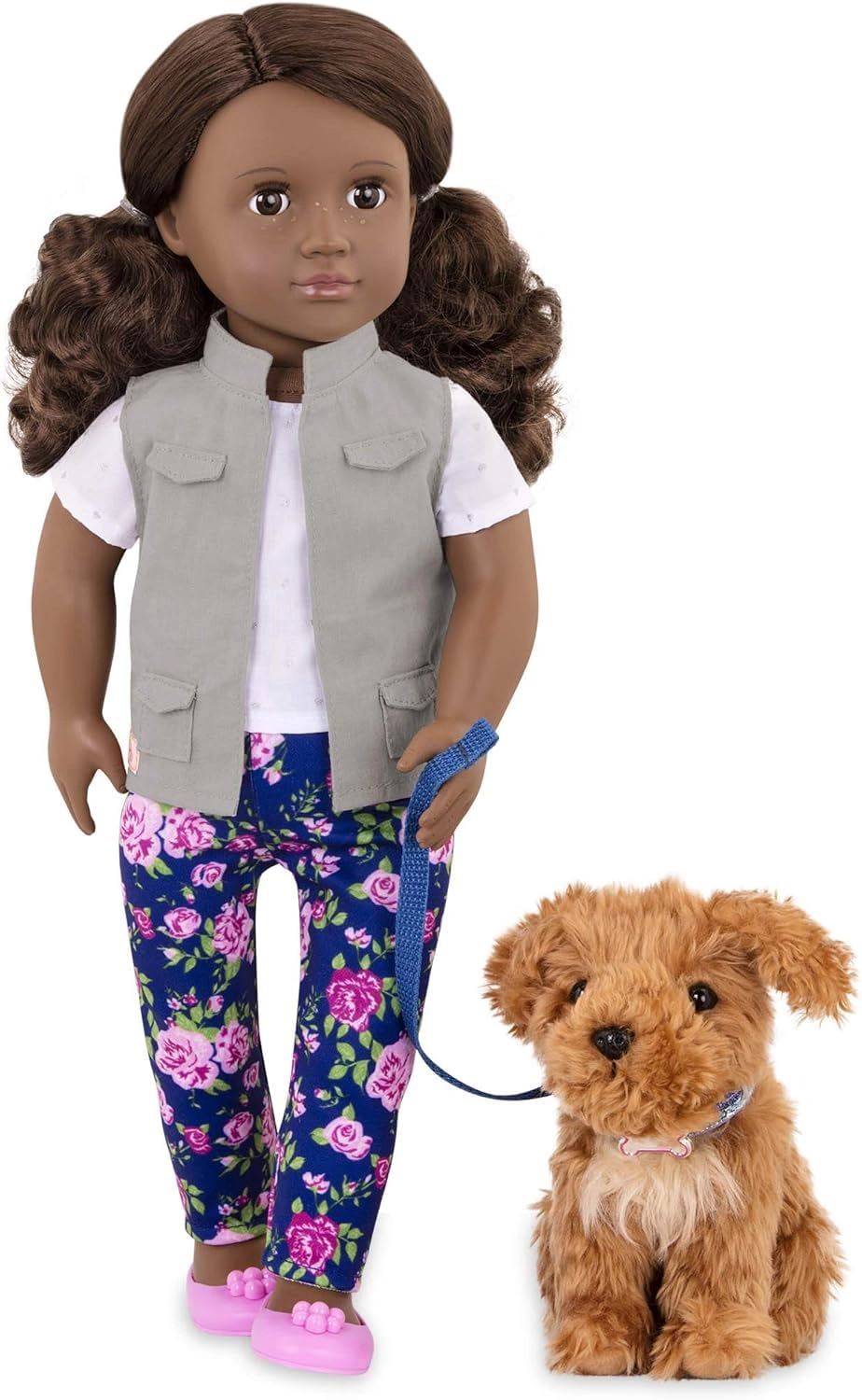Maison Battat Inc. Malia Fashion Doll - 18 Inch Pet Poodle