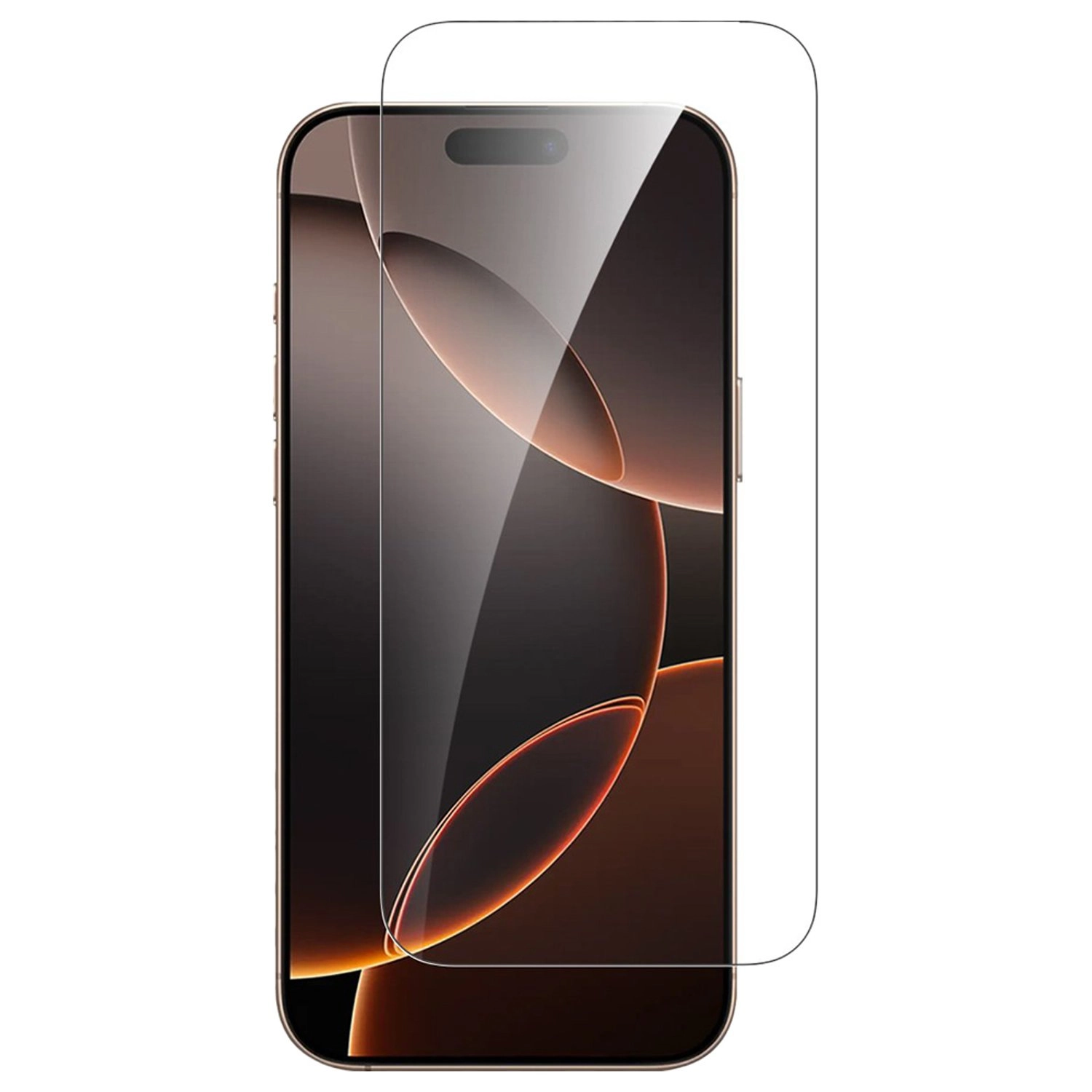 Clear Tempered Glass Screen Protector for iPhone 16 Pro