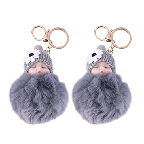 Doll Pompom Keychain