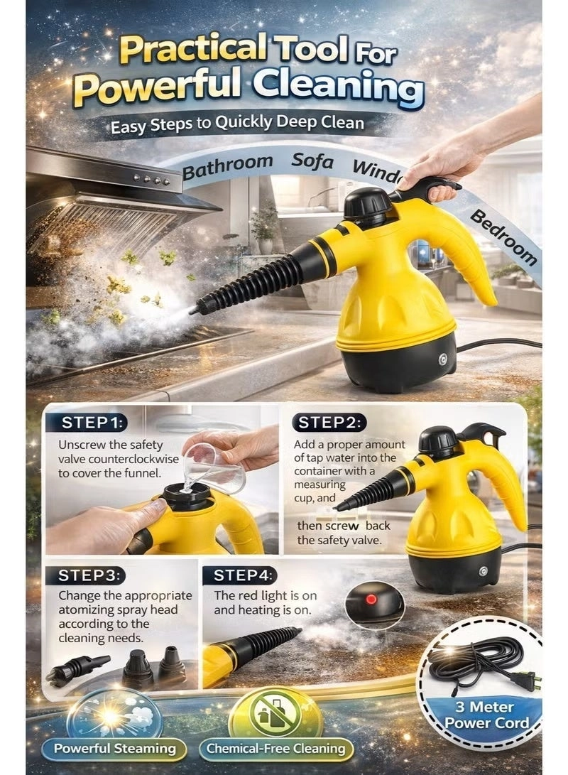 Handheld Steam Cleaner - 1000 ml