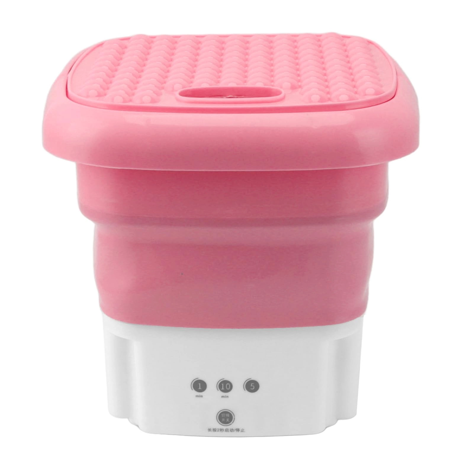 Portable Washing Machine for Underwear, Foldable Washing Machine with Dryer Basket, Mini Washing Machine for Baby Clothes, Small Washer for Apartment, Travel, RV, Dorm, Camping (Green)