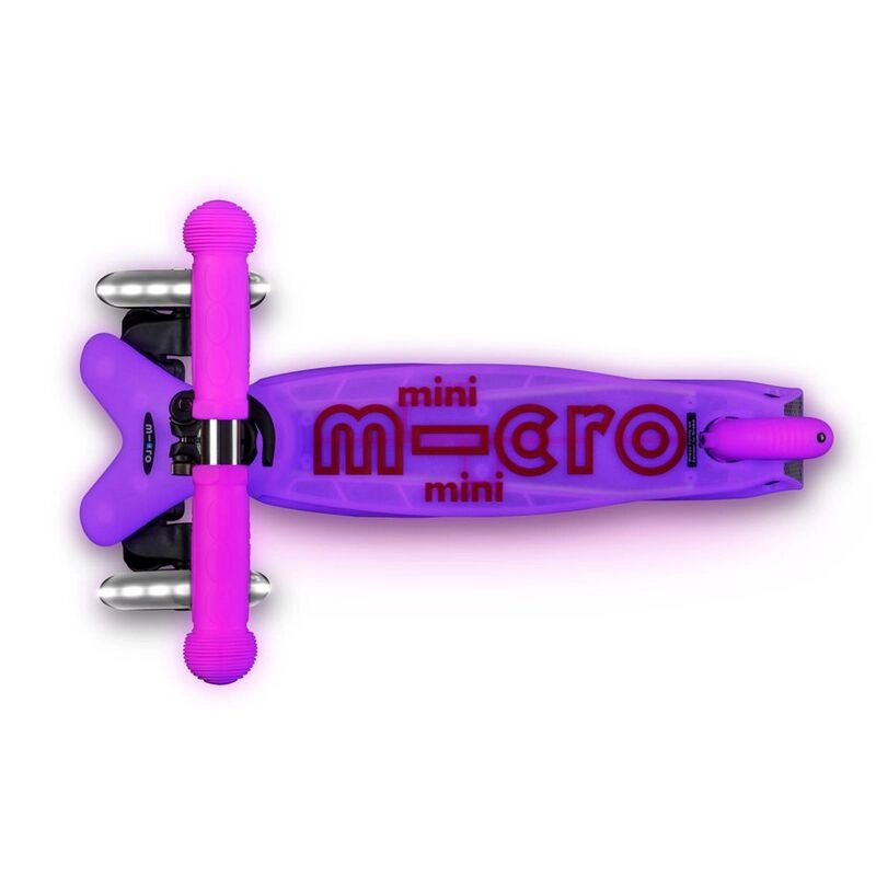 Mini Deluxe 3-Wheel Kick Scooter – 120/85 mm LED