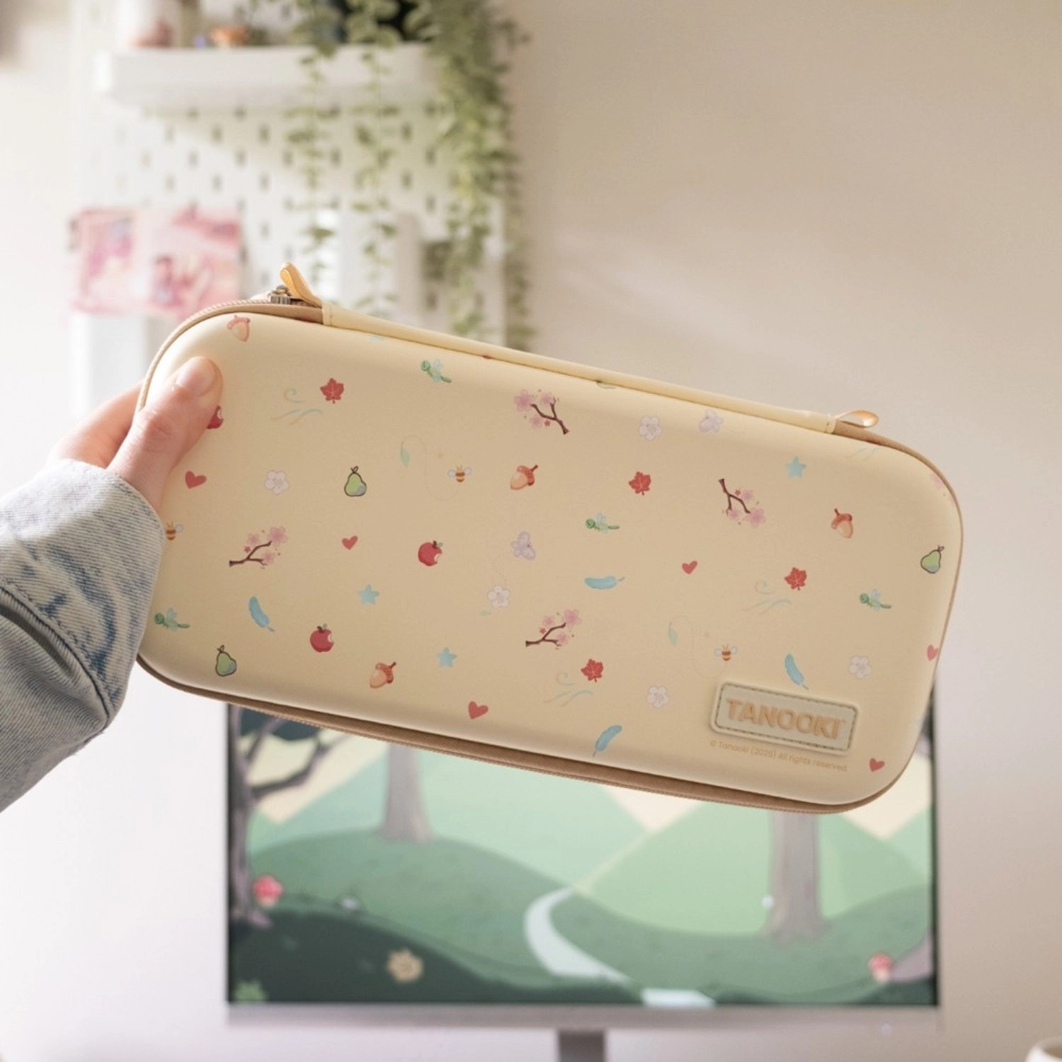 Tanooki Cozy Bag - Nintendo Switch 2 Pink