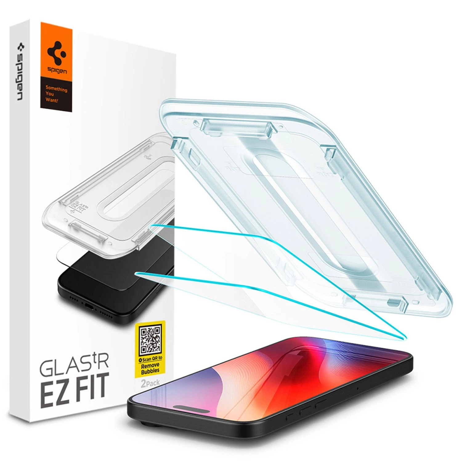 Clear Tempered Glass Screen Protector for iPhone 16 Pro Max