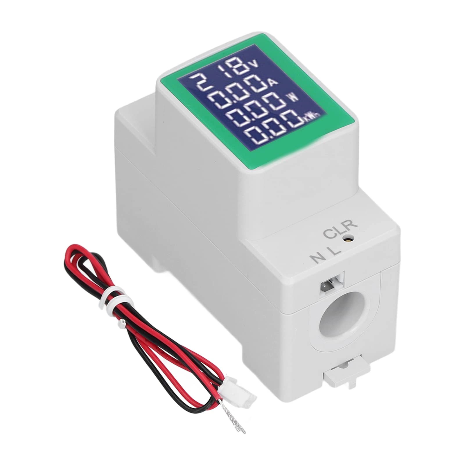 evhooe AC DIN Rail Meter - AC50-300V 0-100A