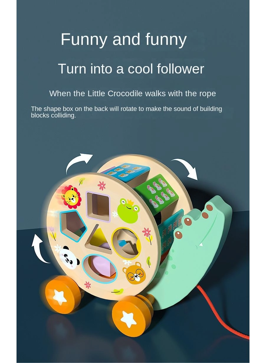 Shape Pairing Porous Cognitive Trailer Toy