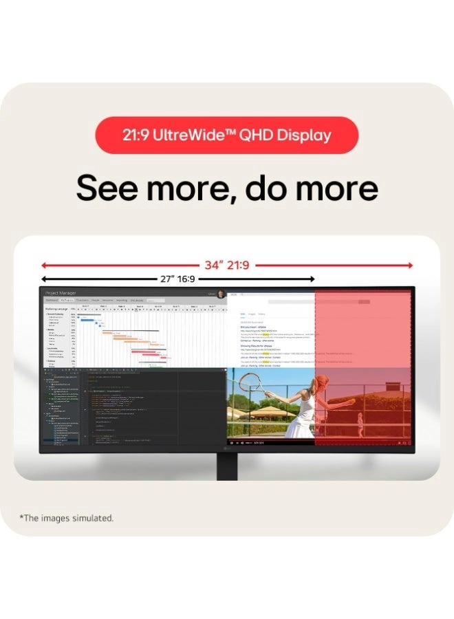 34U650A - 34-inch UWQHD (3440 x 1440)