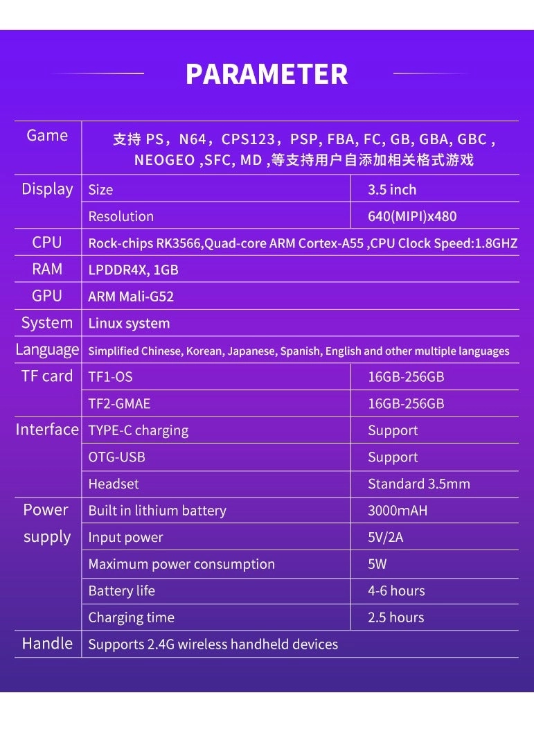 X35H - 3.5-inch IPS 3000mAh 1GB RAM
