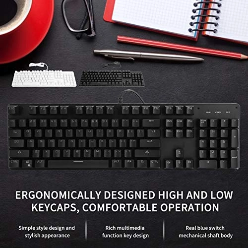 Mechanical Gaming Keyboard - Full Key Without Impact Wired