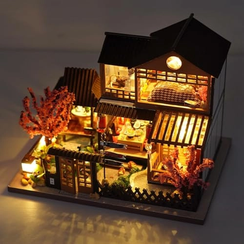 Miniature Dollhouse Kit - Mechanical Aesthetic Design 27.48 x 22.48 x 29.18 cm