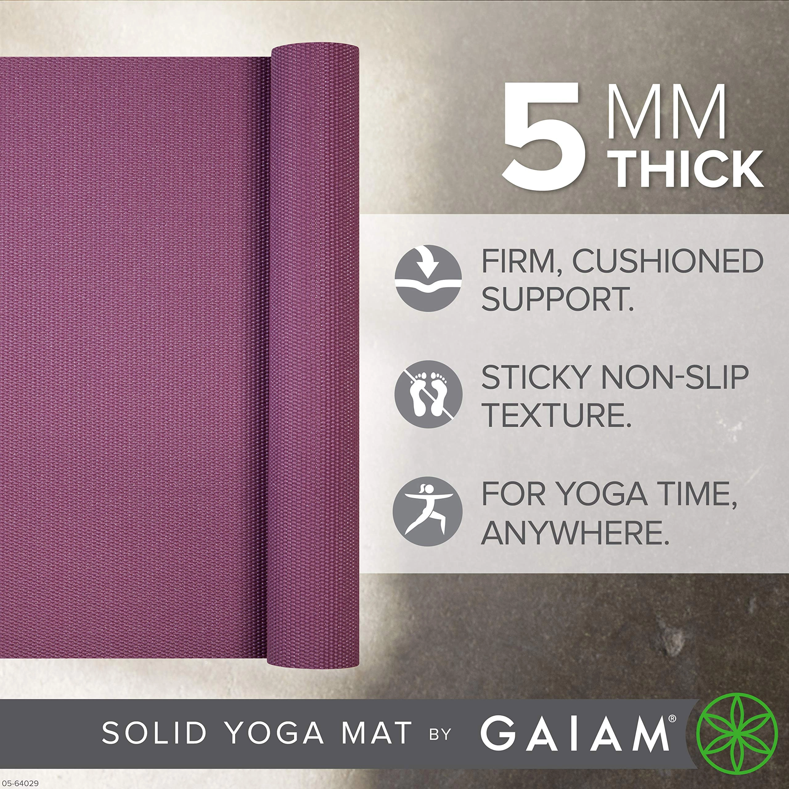 Yoga Mat - Polyvinyl Chloride 5mm