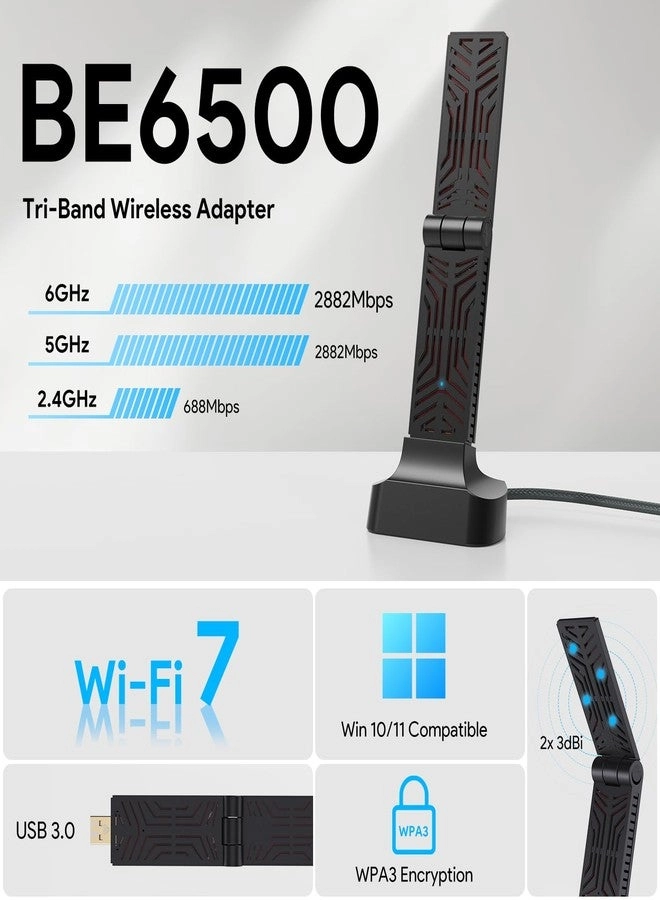 BE6500 - Tri-Band USB 3.0 Wireless