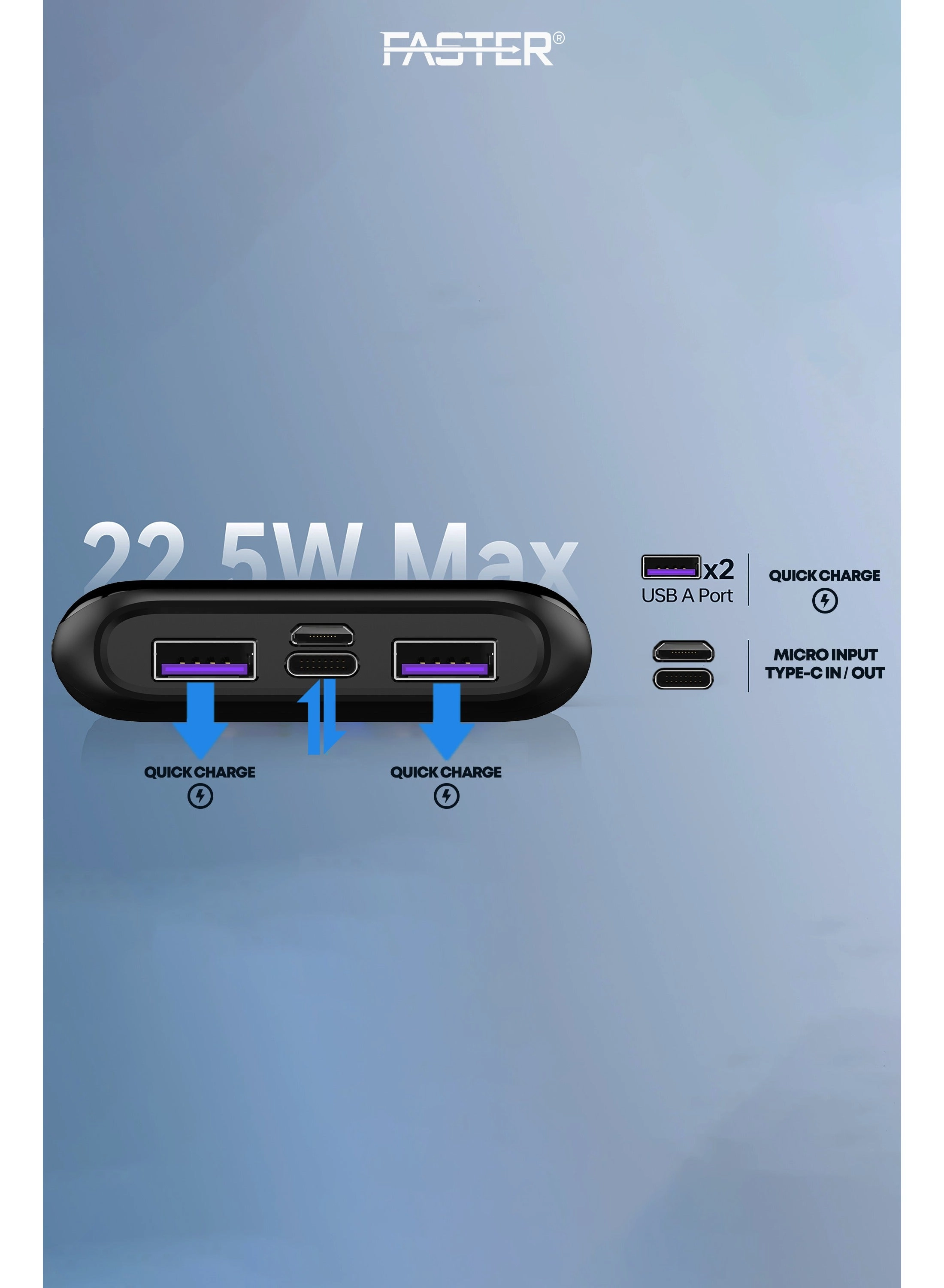 J11 Pro - 10000 mAh 22.5 Watt
