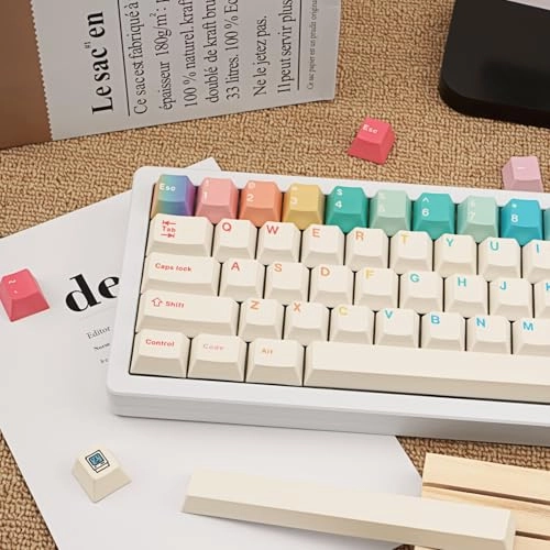 Cute White Keycaps - Wired