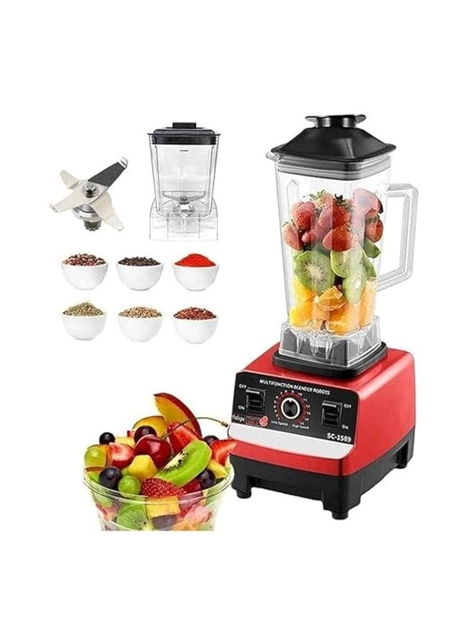 SILVER Crust Blender - Heavy Duty Juicer Food Processing