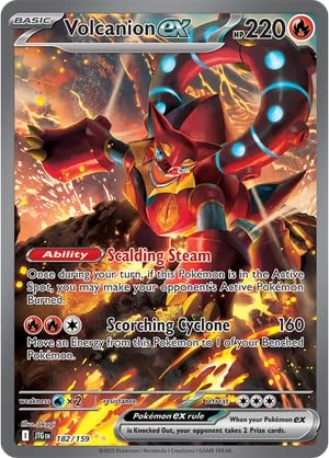 Pokémon Volcanion ex 182/159