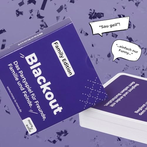 Blackout Family Edition - Party Game 55 cards