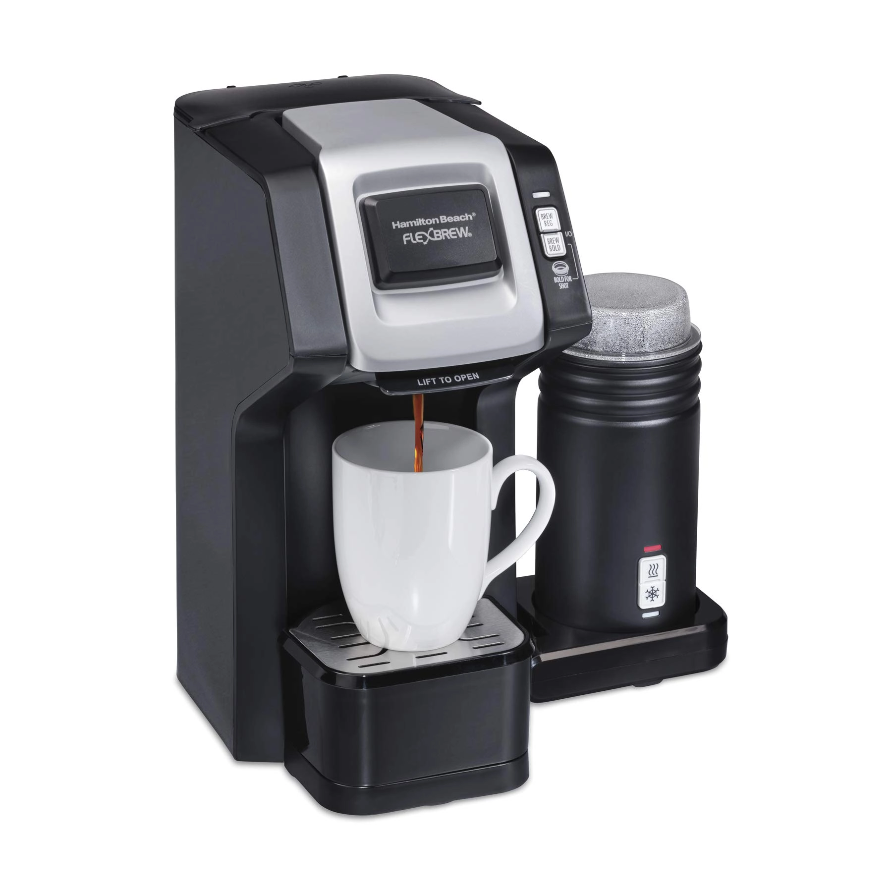 Hamilton Beach FlexBrew - Milk Frother K-Cup Compatible 49949