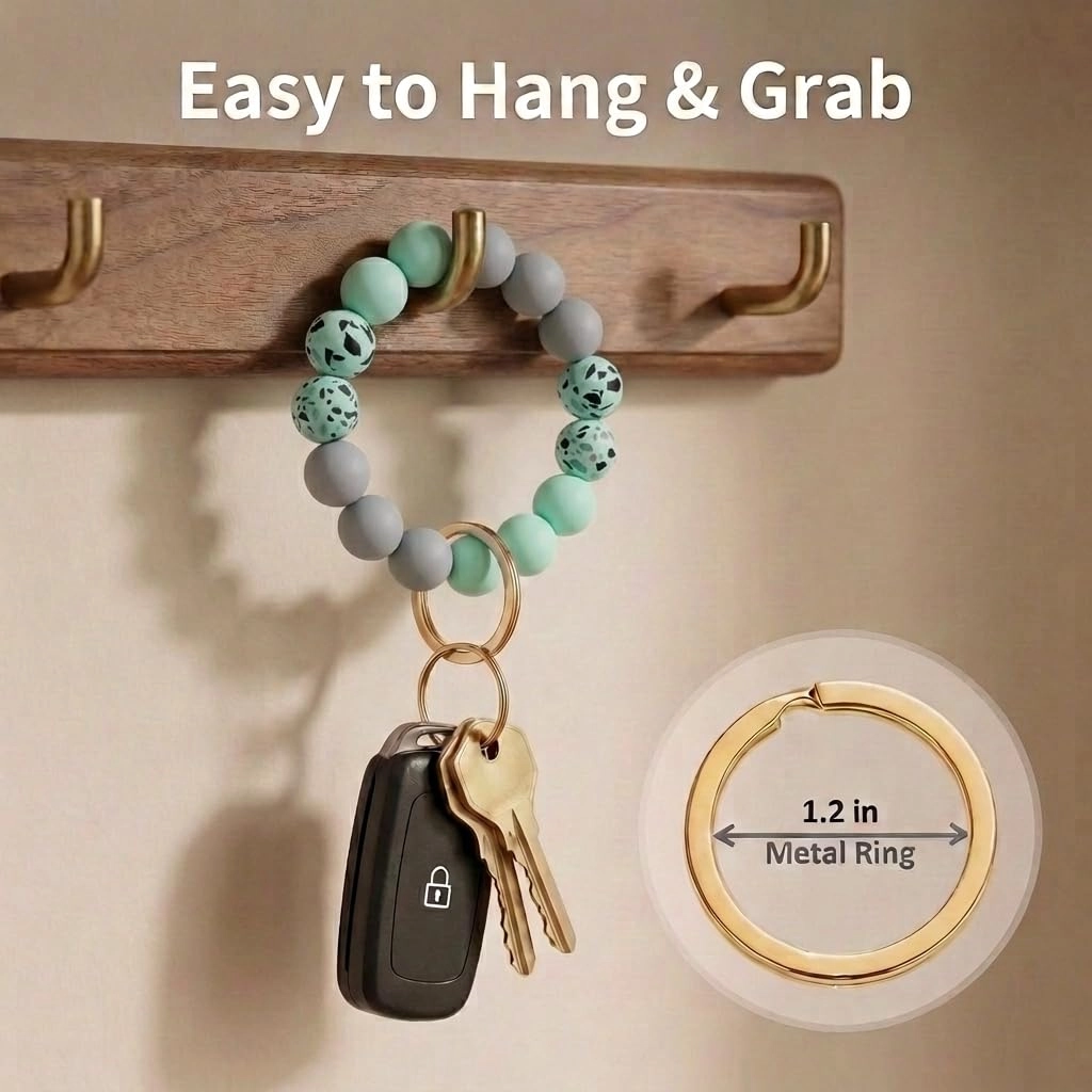 Key Ring Bracelet - Car